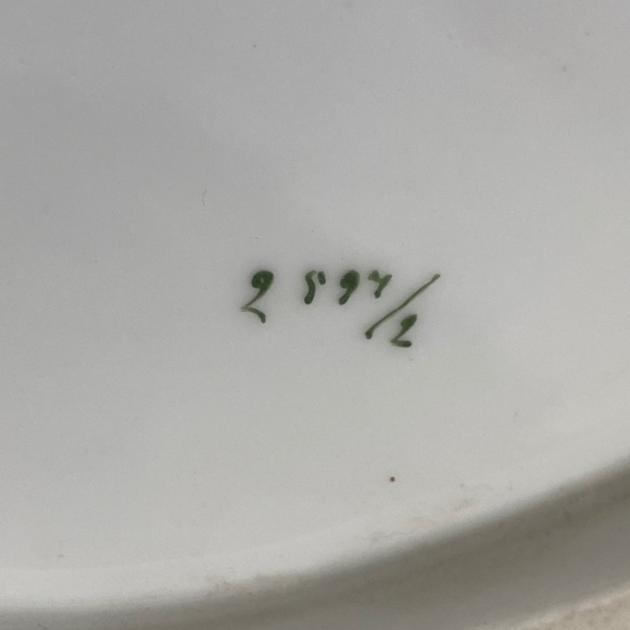 Victorian Platter with Floral Motif - 19th Century - Picture 6 of 8